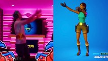 New Fortnite Dances Vs Real Life!..(Chicken Wing It Tik Tok Dance, Dababy Pull Up) Season 6 Update!