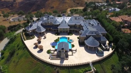 Touring A Massive 188 Milllion Mega Mansion in Hollywood hillsCA