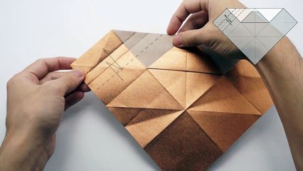 Origami Feathered Crane (Jo Nakashima)