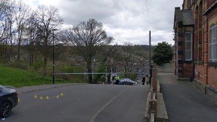 Heeley road sealed off following police chase