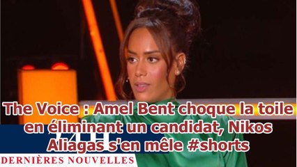 The Voice : Amel Bent choque la toile en éliminant un candidat, Nikos Aliagas s'en mêle #shorts