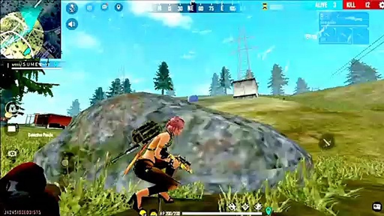 free fire status