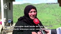 Kürt teyze Barzani'nin provokatör muhabirine ağzının payını verdi