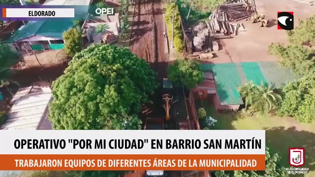Operativo Por mi Ciudad en barrio San Martín