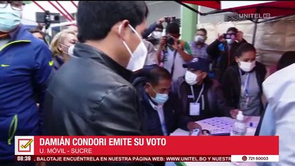Chuquisaca: Codori y León ya votaron, ahora hacen seguimiento de la jornada
