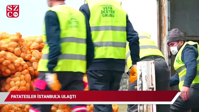 Erdoğan'ın talimatıyla patates ve soğanlar İstanbul'a ulaştı