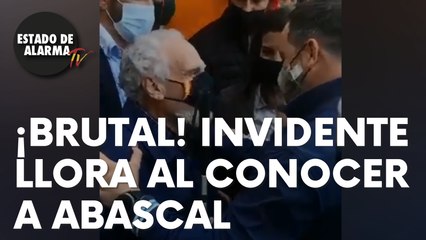 ¡Brutal! El invidente que llora emocionado al conocer a Abascal: “¡Hasta los ciegos lo vemos claro!”