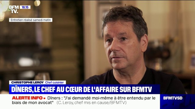 Christophe Leroy se défend d’avoir monté un restaurant clandestin: Je suis dans mon appartement dans lequel j’ai créé un club privé