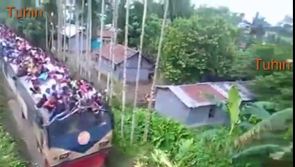 Most Dangerous Top Railway Train Bangladesh Train Service Eid Special Train Of Bangladesh Railway