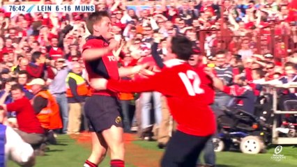 Ronan O'Gara sends Munster into the 2006 European Cup final