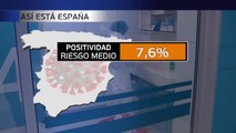 Tendencia al alza en los contagios en gran parte de España