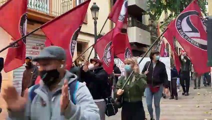 Manifestació per Burjassot en l'homenatge de Guillem Agulló