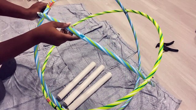Amazing Hula Hoop Diy! Coffee Table Using Hula Hoops!