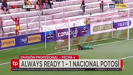 Trifulca en la cancha y las graderías tras el empate entre Always Ready y Nacional Potosí