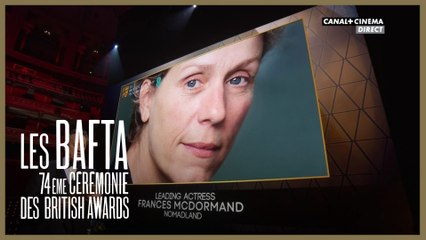 BAFTA 2021 : Frances McDormand, BAFTA de la meilleure actrice pour NOMADLAND