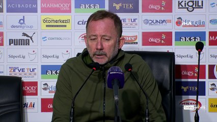 Sergen Yalçın: 'Bugün için 3 puan almak çok değerliydi'