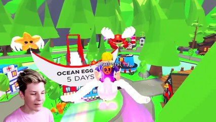 How To Get 100 Ocean Eggs Fast!! Adopt Me Update Hacks!