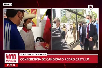 Así se desarrolla el desayuno electoral de Pedro Castillo en Cajamarca