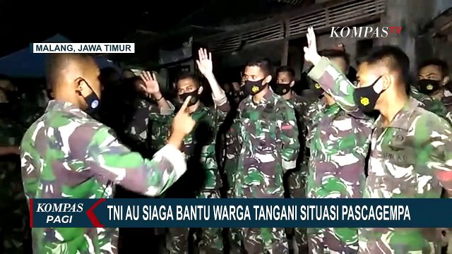 Kemensos dan TNI Dirikan Dapur Umum untuk Korban Gempa Malang