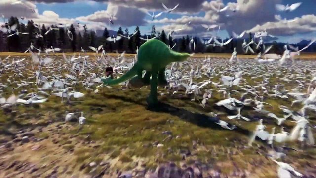 The Good Dinosaur Film Clip - Rennen door de Vogels