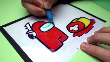 5 Among Us Arts & Paper Crafts Fot Fans