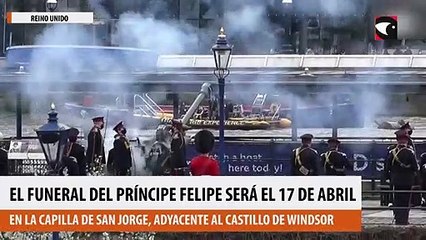 el funeral del príncipe felipe será el 17 de abril