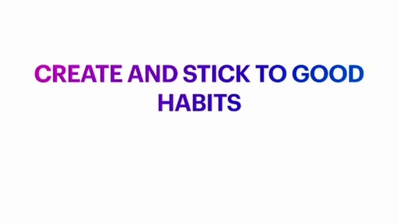 Develop Good Habits - தமிழ்