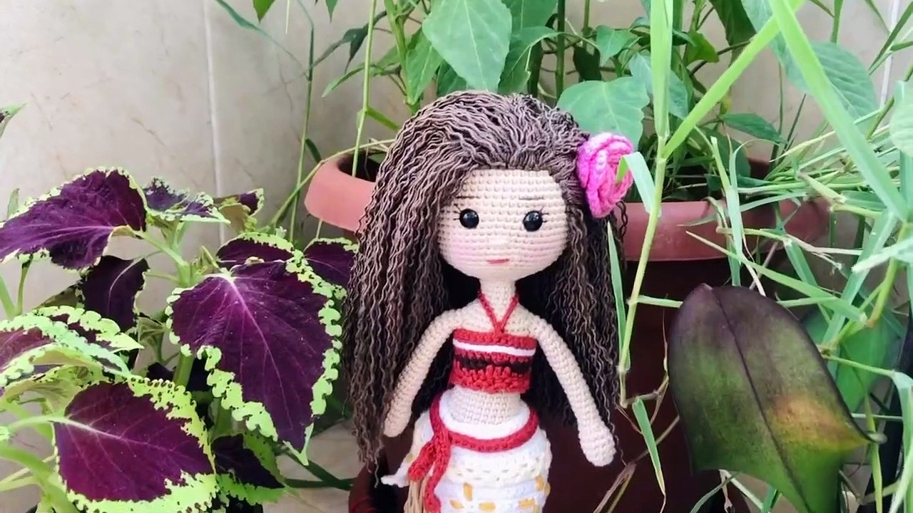 Part 1 | Amigurumi Moana Doll Free Pattern (30 Cm)