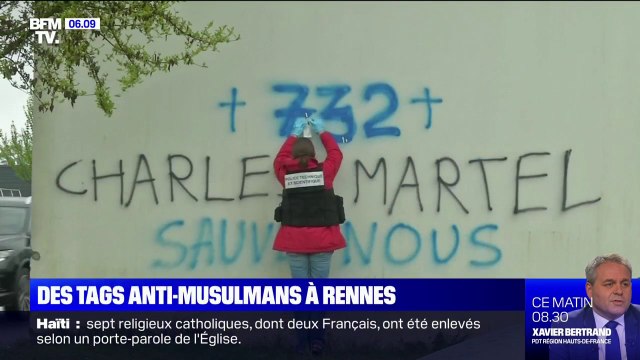 Tags anti-musulmans à Rennes: Gérald Darmanin fait part de son dégoût