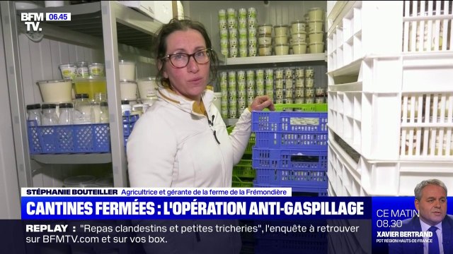 Fermeture des cantines scolaires : mobilisation contre le gaspillage avec une opération sos yaourts en Normandie
