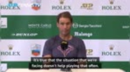Nadal feeling positive ahead of Monte Carlo return