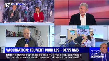 Vaccination : feu vert pour les plus de 55 ans - 12/04