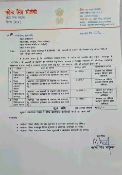 सांसद महेंद्र सिंह सोलंकी ने रेमेडीसीवर इंजेक्शन ऑक्सीजन अन्य सामग्रियों के लिए सांसद निधि से दी राशि
