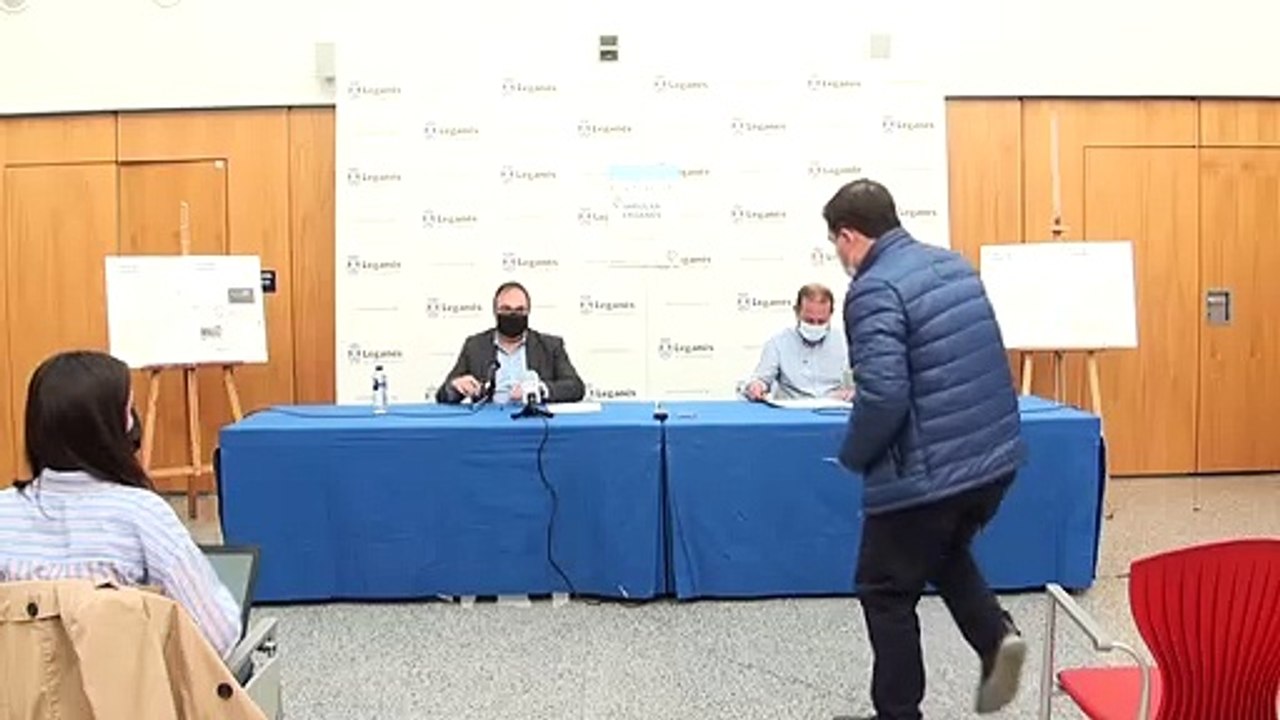 Rueda de prensa de presentación del plan 'Impulsa Leganés'