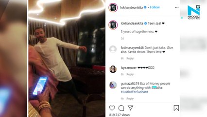 Watch, Ankita Lokhande shares video of her journey with boyfriend Vicky Jain