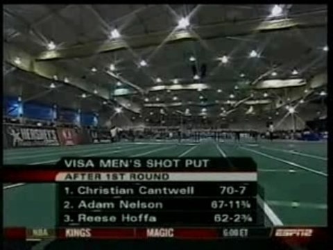 Athlé championnats USA lancer poids 2008