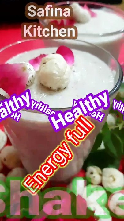 झटपट बनाएं मखाने का हेल्दी और टेस्टी एनर्जी फुल मिल्क शेक #Shorts #Phool makhana Shake #Makhana Shakes By Safina kitchen