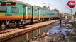 दिल्ली हावड़ा रेल मार्ग पानी से डूबा, रेलवे अधिकारियों में मचा हड़कंप