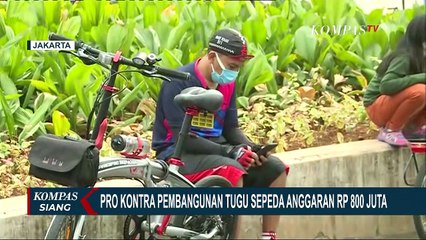 Pro Kontra Pembangunan Tugu Sepeda 800 Juta