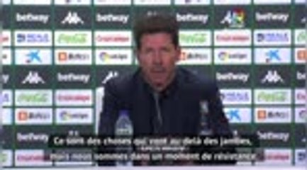 30e j. - Simeone : "Résister, voilà un mot qui me plaît"