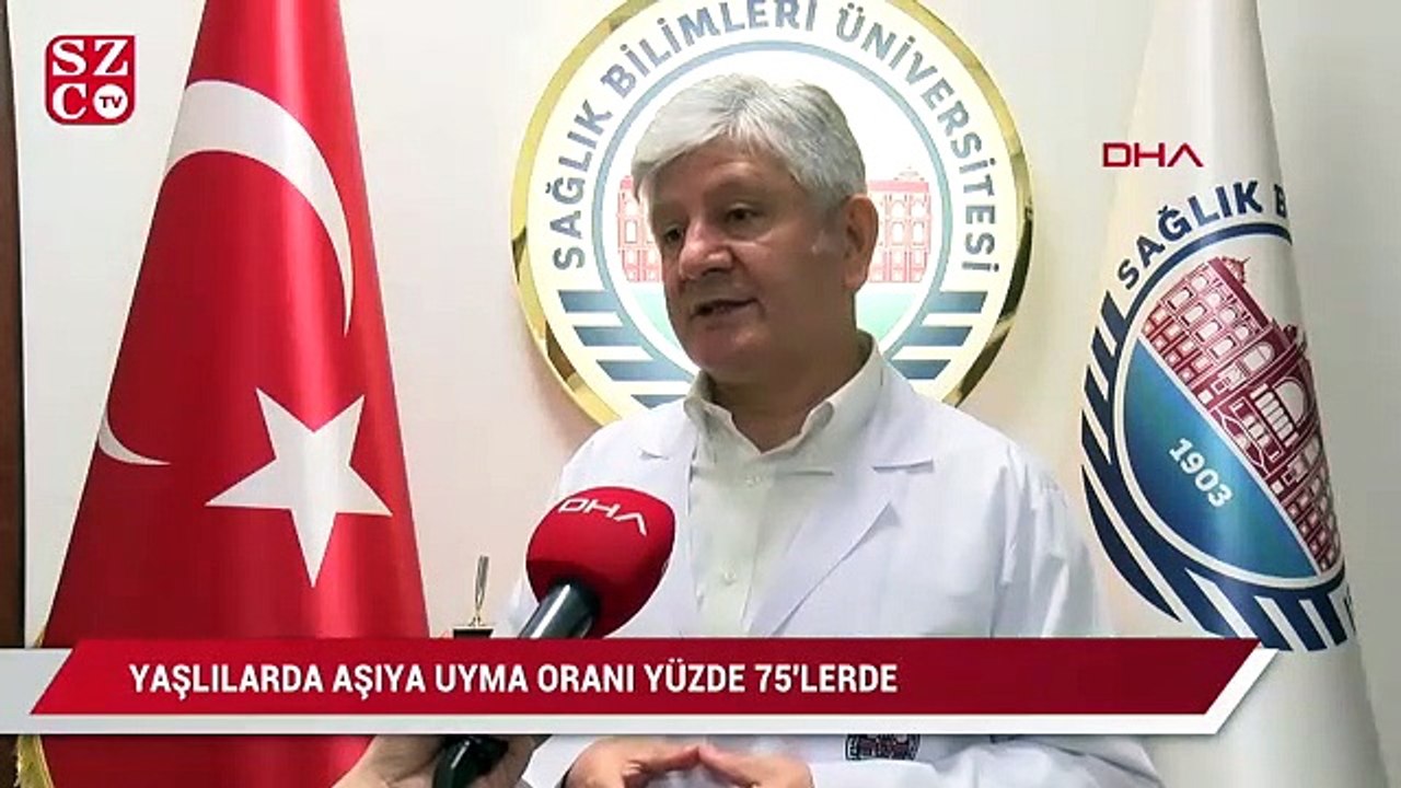 Prof. Dr. Aydın Yaşlılarda aşıya uyma oranı yüzde 75'lerde