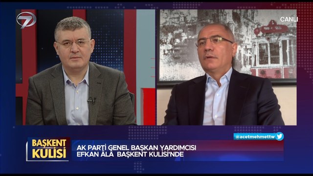 Başkent Kulisi - Efkan Ala - 11 Nisan 2021