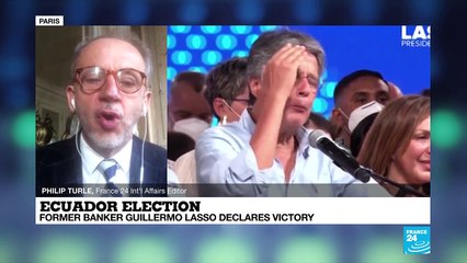 Ecuador shuns socialism with Lasso's surprise election