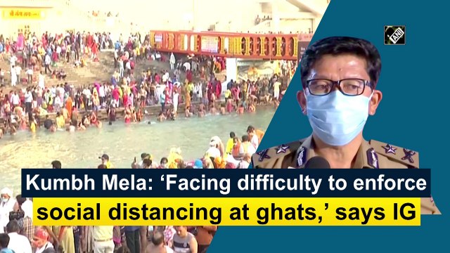 Kumbh Mela: ‘Facing difficulty to enforce social distancing at ghats,’ says IG