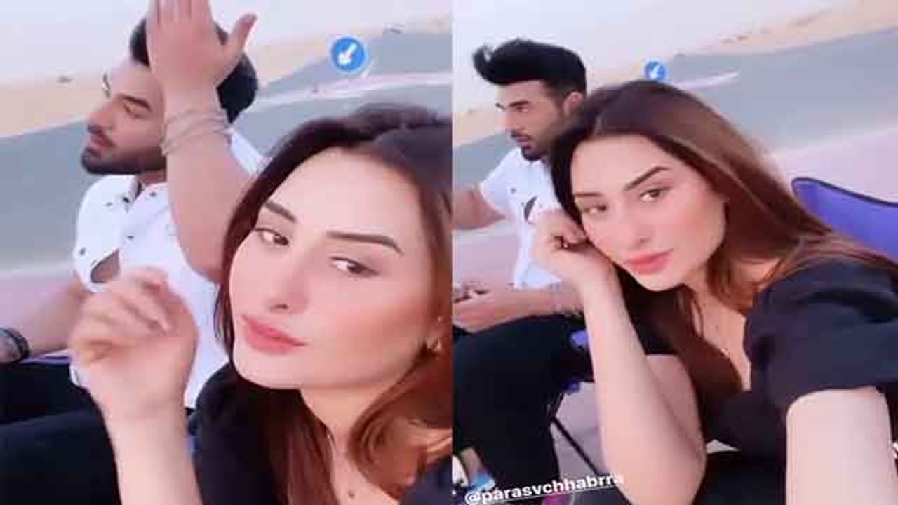 Mahira Sharma और Paras Chhabra ने Dubai में शूट के दौरान की मस्ती | FilmiBeat