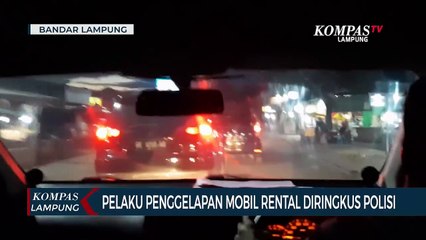 Detik-Detik Pelaku Penggelapan Mobil Rental Diringkus Polisi