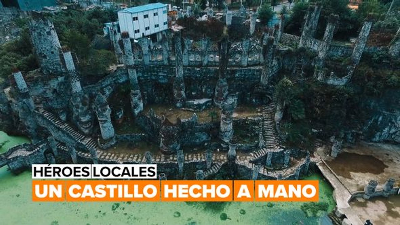 Este profesor ha levantado un castillo con sus propias manos
