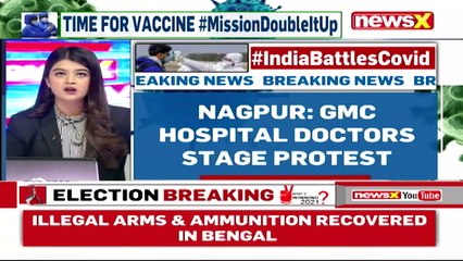 Doctors Stage Protest In Nagpur _ Protest Over Lack Of Covid Beds, Ventilators _ NewsX