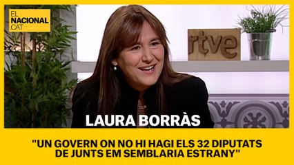 Laura Borràs: "Un Govern independentista on no hi hagin els 32 diputats de Junts em semblaria estrany"