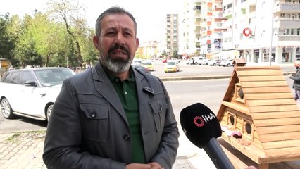 Yaralı sokak kedisi ‘peşo’yu sahiplendi, 5 bin lira değerinde 14 kediye dubleks ev yaptı